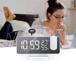 Radio réveil projecteur blanc - Vignette | LeBonRéveil