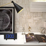 Radio réveil projecteur bleu - Vignette | LeBonRéveil
