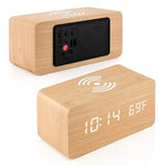 Réveil bois chargeur induction - Vignette | LeBonRéveil