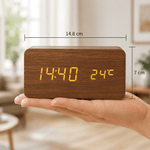 Réveil bois led naturel - Vignette | LeBonRéveil