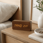 Réveil bois led naturel - Vignette | LeBonRéveil