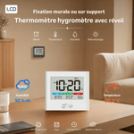 Réveil digital à pile avec thermomètre - Vignette | LeBonRéveil
