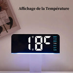 Réveil digital LED avec veilleuse d'ambiance - Vignette | LeBonRéveil