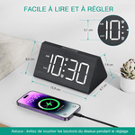 Réveil en bois digital LED - Vignette | LeBonRéveil