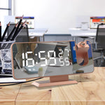 Réveil projecteur rose gold - Vignette | LeBonRéveil