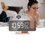 Réveil projecteur rose gold - Vignette | LeBonRéveil