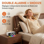 Réveil radio FM avec lumière d'ambiance RGB - Vignette | LeBonRéveil
