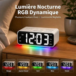 Réveil radio FM avec lumière d'ambiance RGB - Vignette | LeBonRéveil