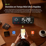 Réveil station météo WiFi écran 10 pouces - Vignette | LeBonRéveil