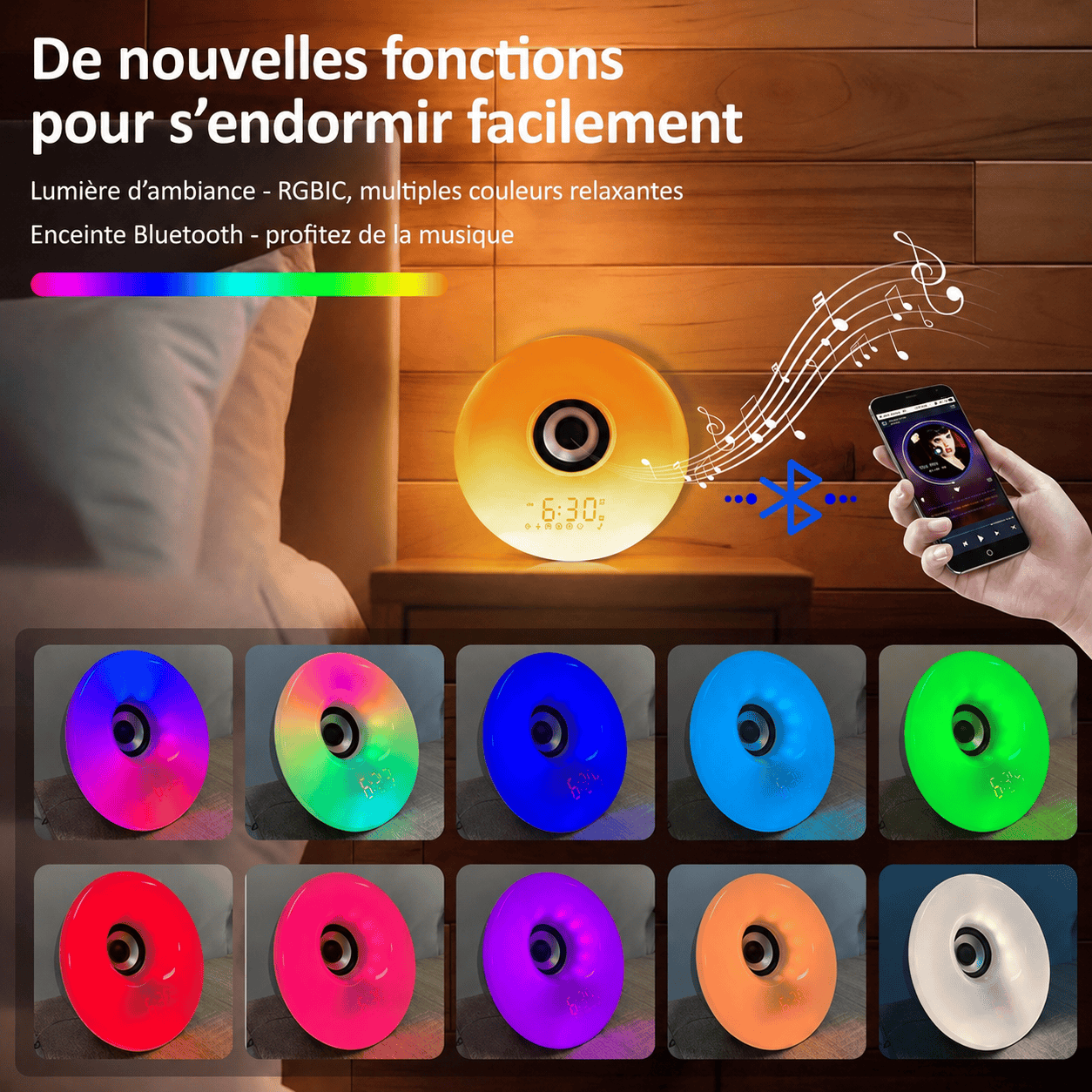 Lampe réveil luminothérapie LeBonRéveil