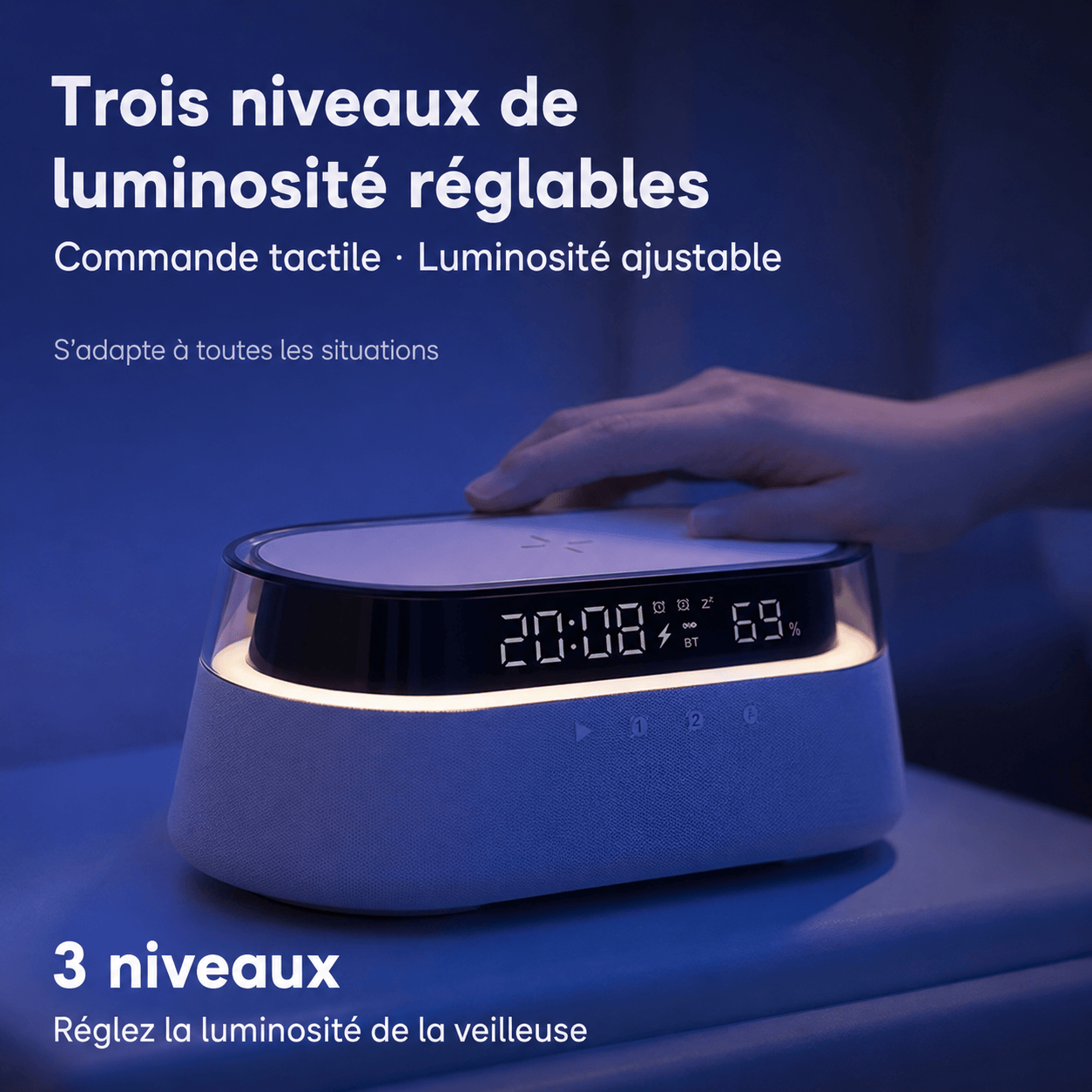 Radio réveil chargeur téléphone LeBonRéveil