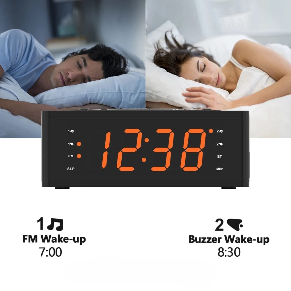 Radio réveil gros chiffres LeBonRéveil