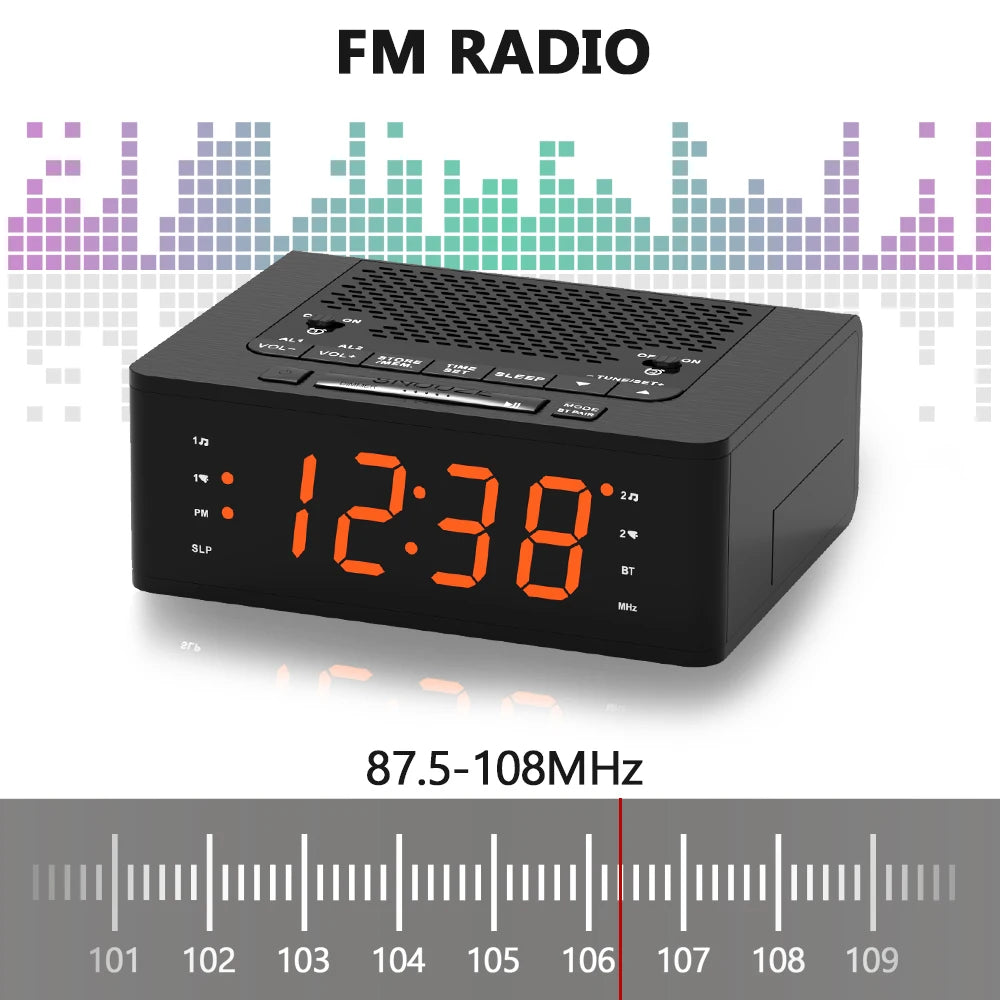Radio réveil gros chiffres LeBonRéveil