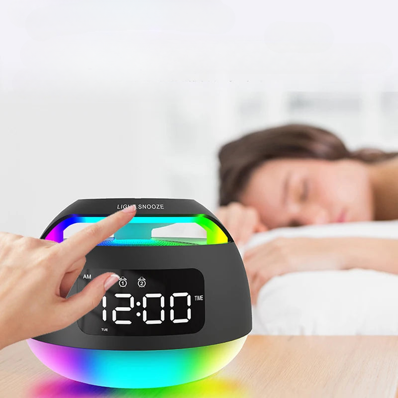 Radio réveil lumineux bluetooth Le Bon Réveil