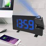 Radio réveil projecteur bleu - Vignette | LeBonRéveil