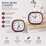 Réveil analogique bois - Vignette | LeBonRéveil