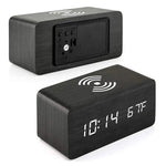 Réveil bois chargeur induction - Vignette | LeBonRéveil