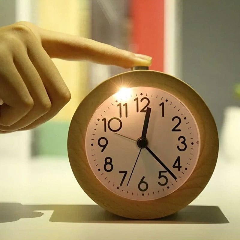 Réveil bois horloge Le Bon Réveil