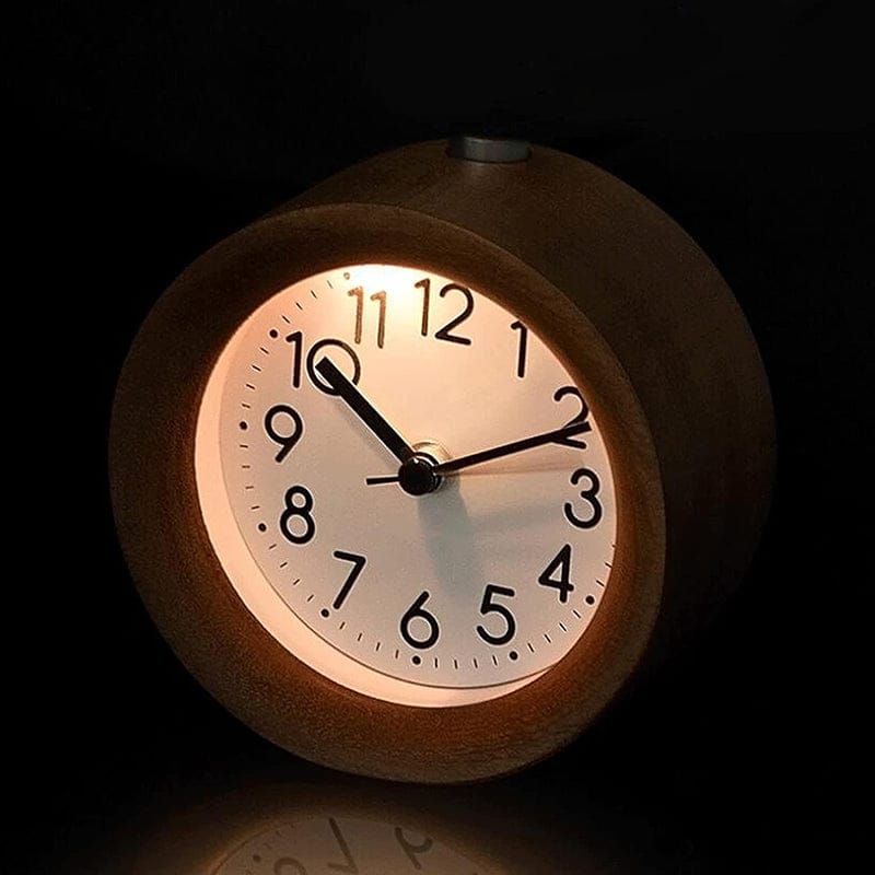 Réveil bois horloge Le Bon Réveil