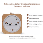 Réveil bois style nordique - Vignette | LeBonRéveil