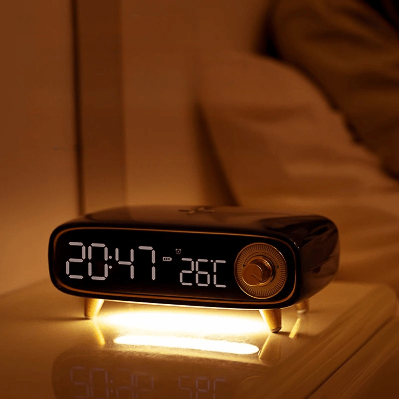 Réveil chargeur induction bluetooth LeBonRéveil