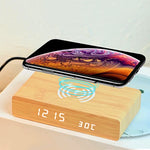 Réveil chargeur induction en bois - Vignette | LeBonRéveil