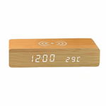 Réveil chargeur induction en bois - Vignette | LeBonRéveil
