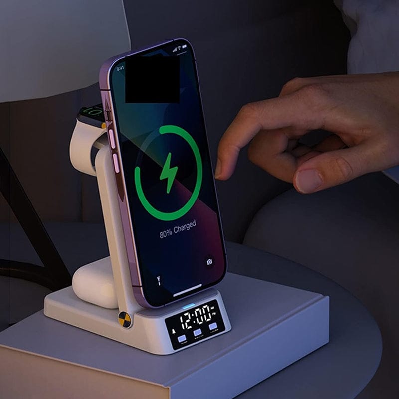 Réveil chargeur induction Iphone et Samsung Le Bon Réveil