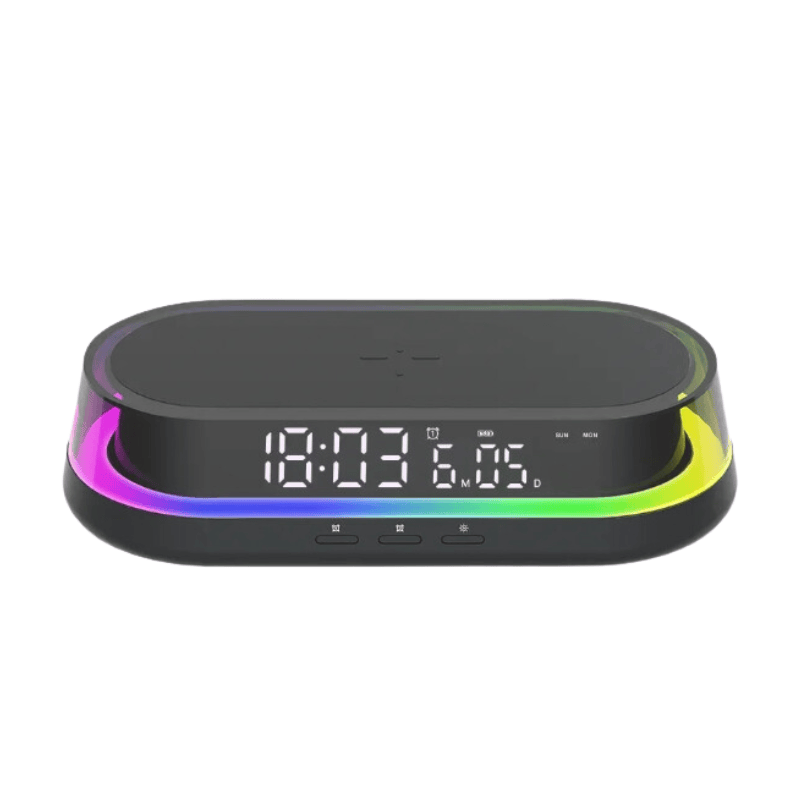 Réveil chargeur induction lumineux Le Bon Réveil