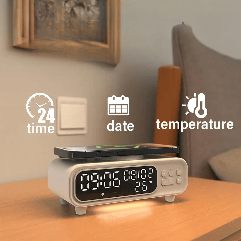 Réveil chargeur induction moderne Le Bon Réveil