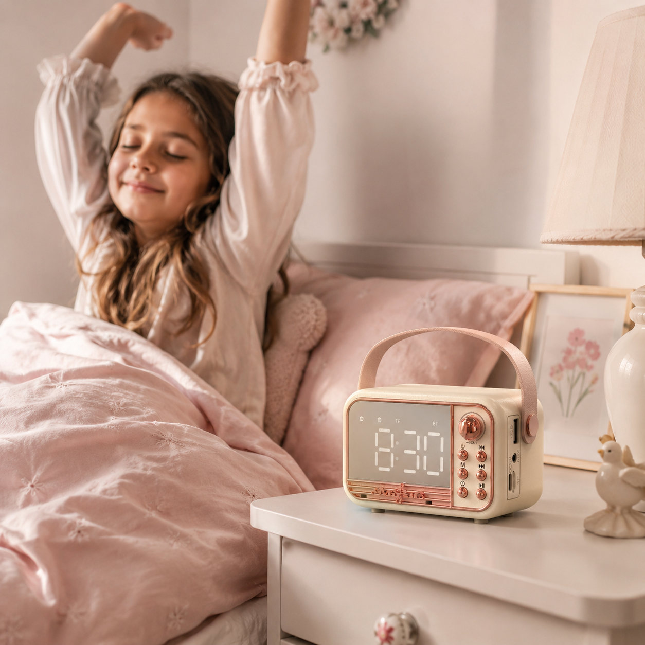 Réveil connecté enfant vintage Le Bon Réveil