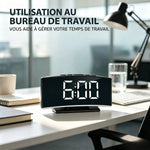 Réveil digital à écran incurvé LED - Vignette | LeBonRéveil