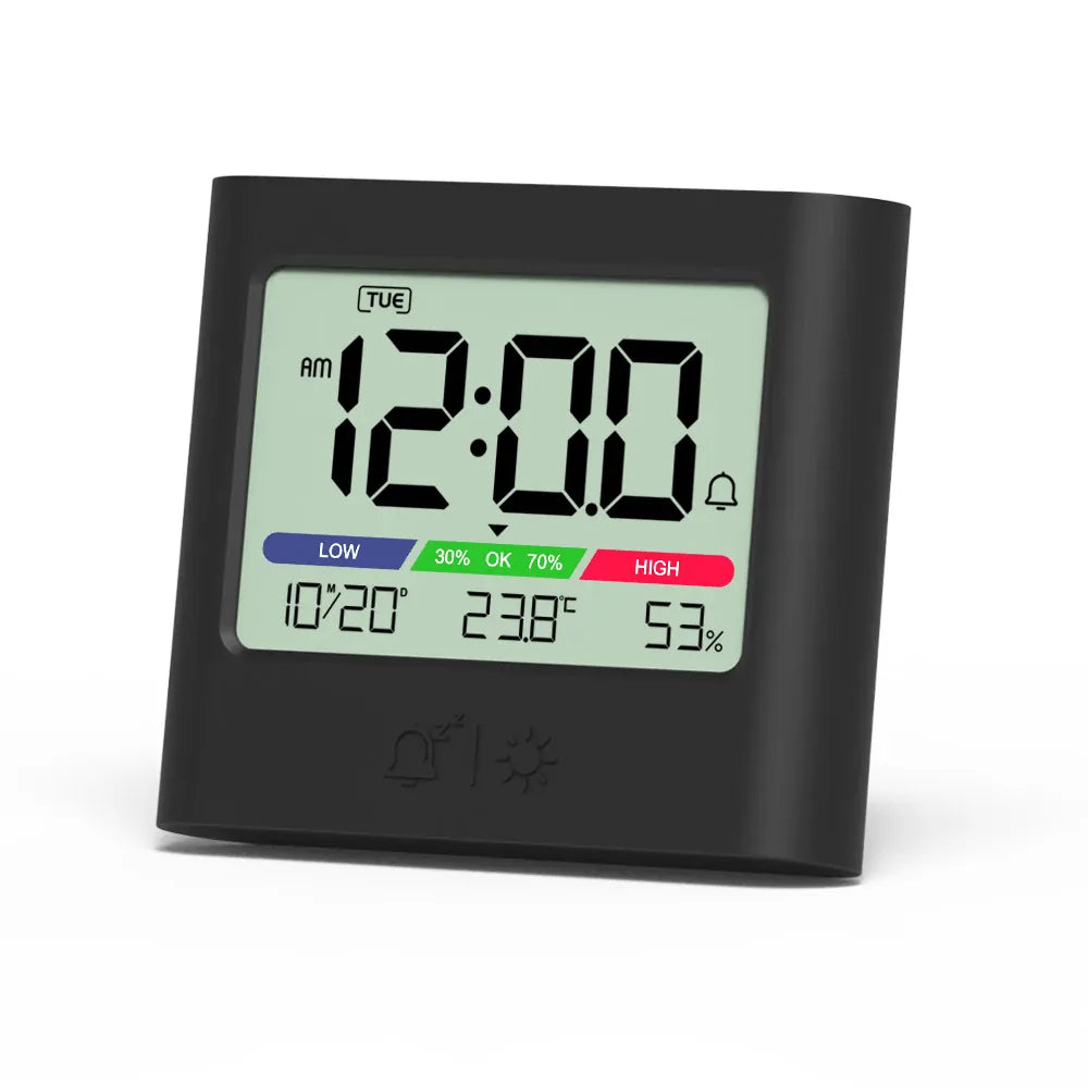 Réveil digital à pile avec thermomètre LeBonRéveil