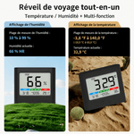 Réveil digital à pile avec thermomètre - Vignette | LeBonRéveil