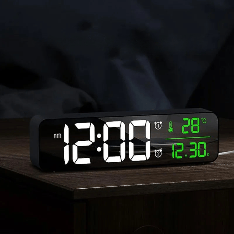 Réveil digital avec date et température Le Bon Réveil