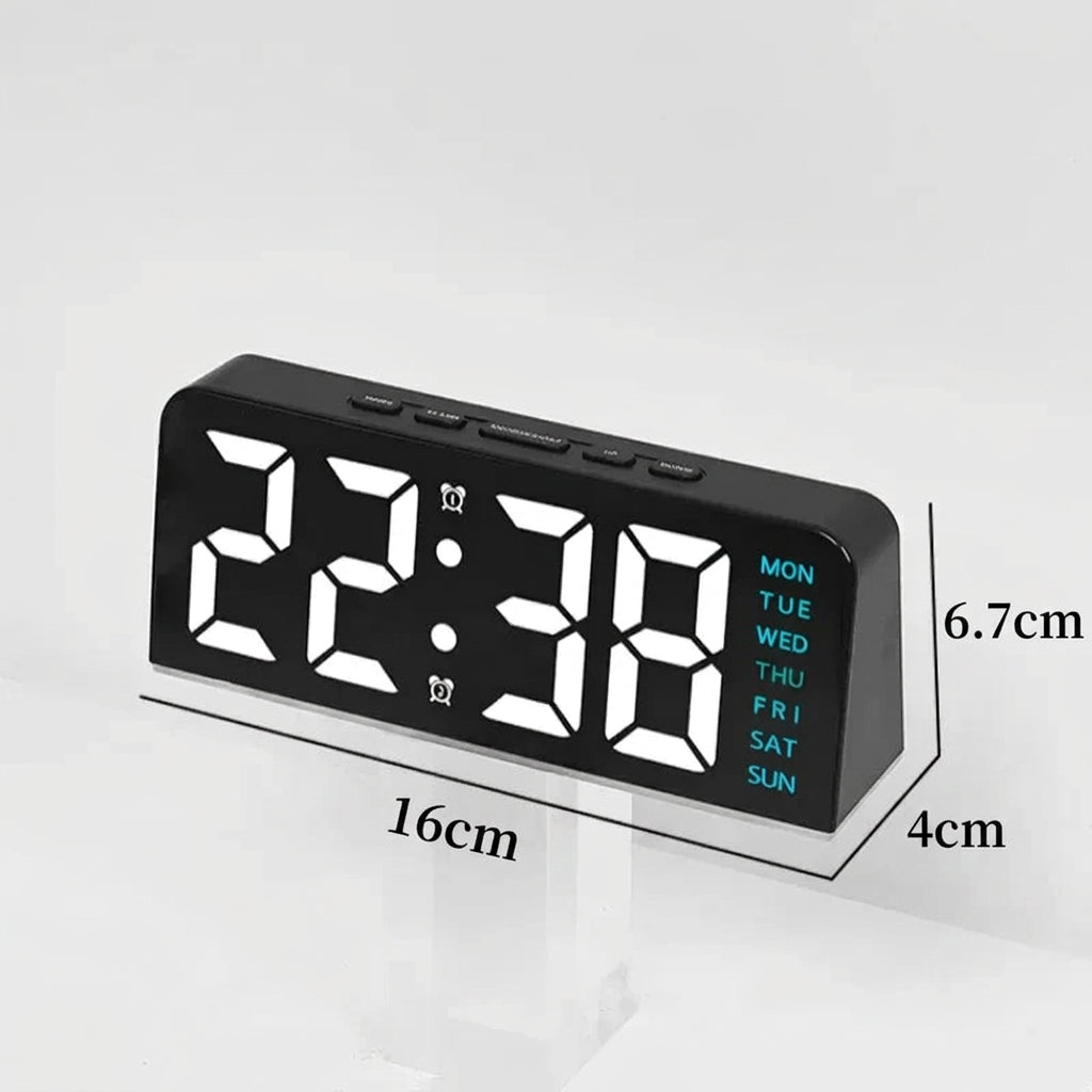 Réveil digital LED avec veilleuse d'ambiance LeBonRéveil