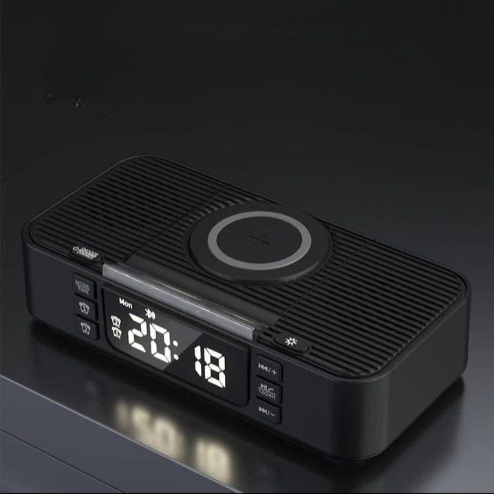 Réveil enceinte chargeur induction LeBonRéveil