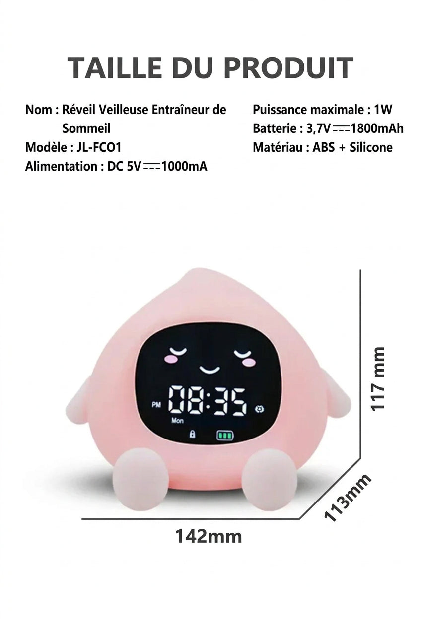 Réveil enfant pêche d'apprentissage du sommeil LeBonRéveil