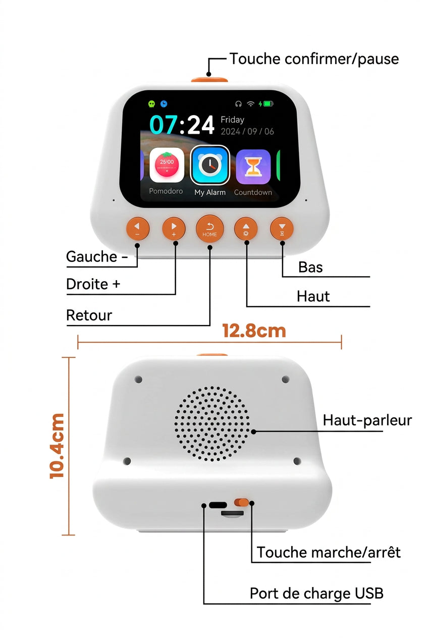 Réveil intelligent IA robot pour enfant LeBonRéveil
