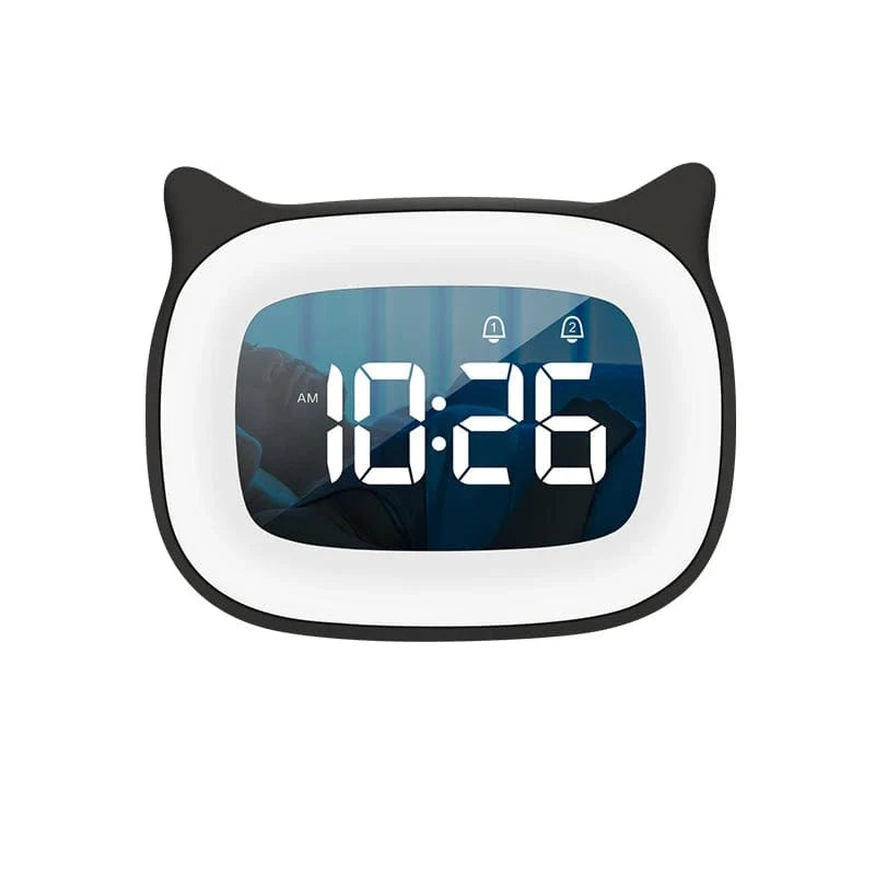 Réveil jour nuit noir Le Bon Réveil