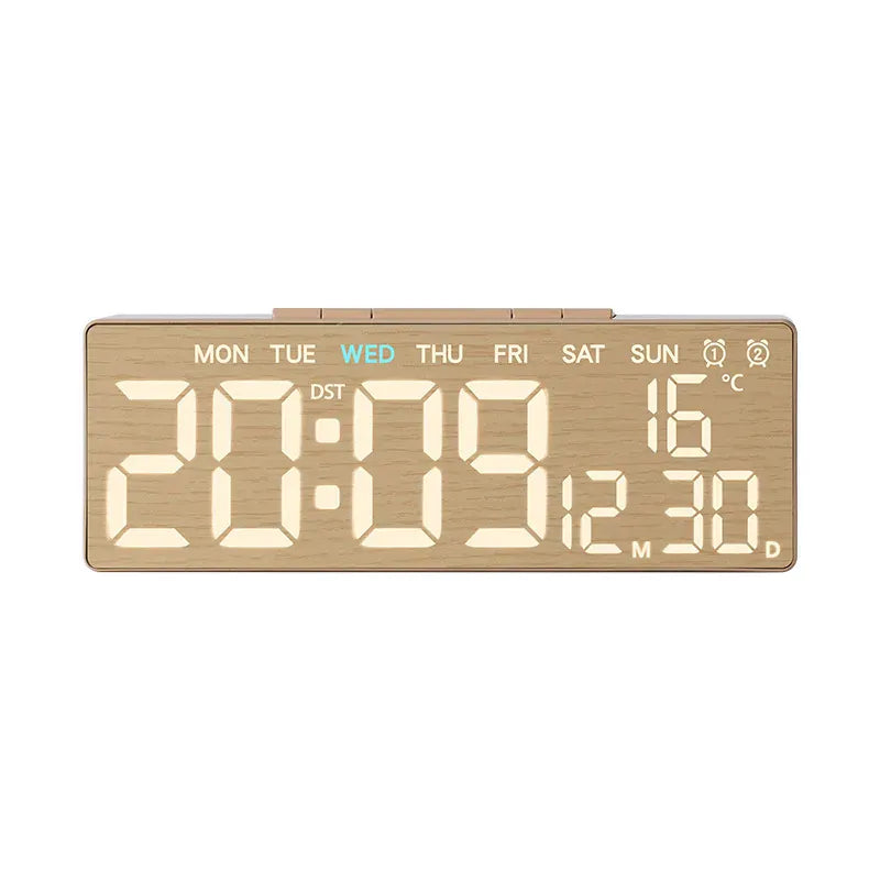 Réveil LED design avec température et date LeBonRéveil