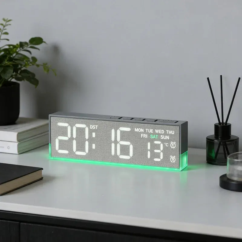 Réveil LED multifonction avec température LeBonRéveil