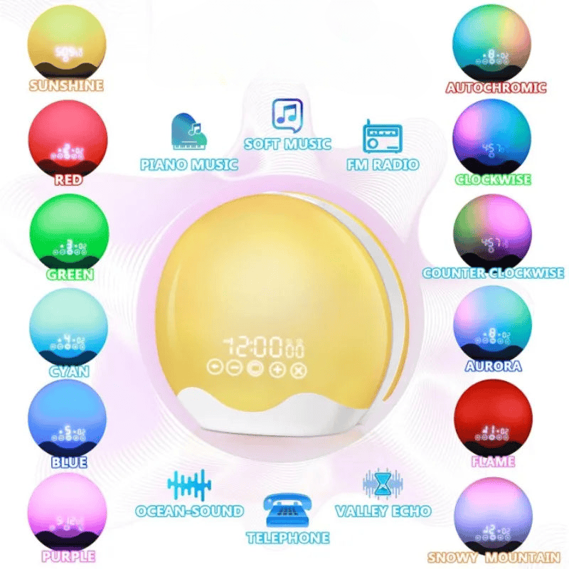 Réveil lumineux couleur Le Bon Réveil