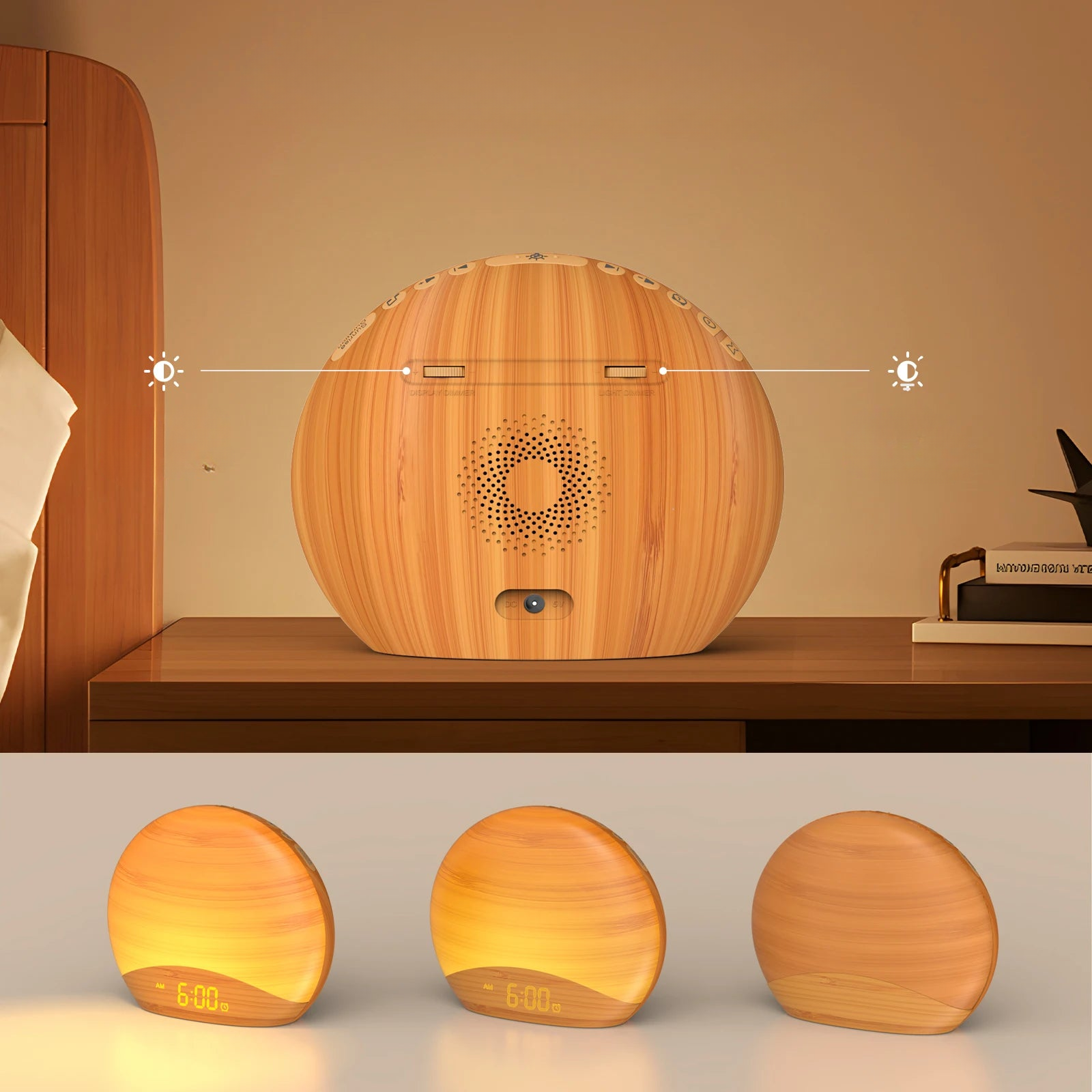 Réveil lumineux et son de la nature Le Bon Réveil