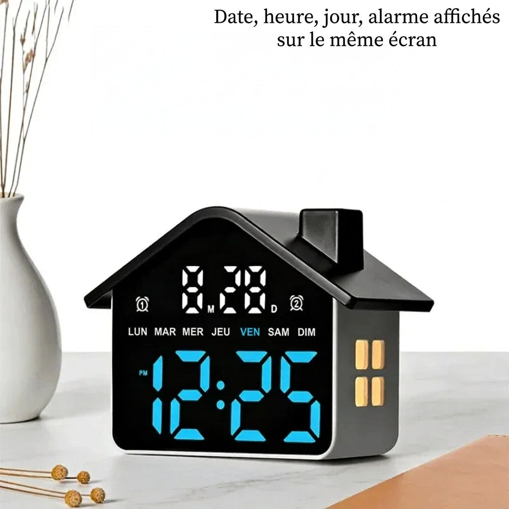 Réveil maison LED à commande vocale LeBonRéveil