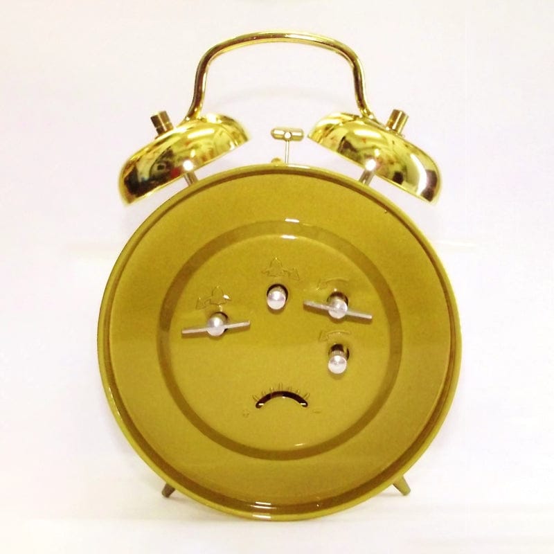 Réveil mécanique doré vintage Le Bon Réveil