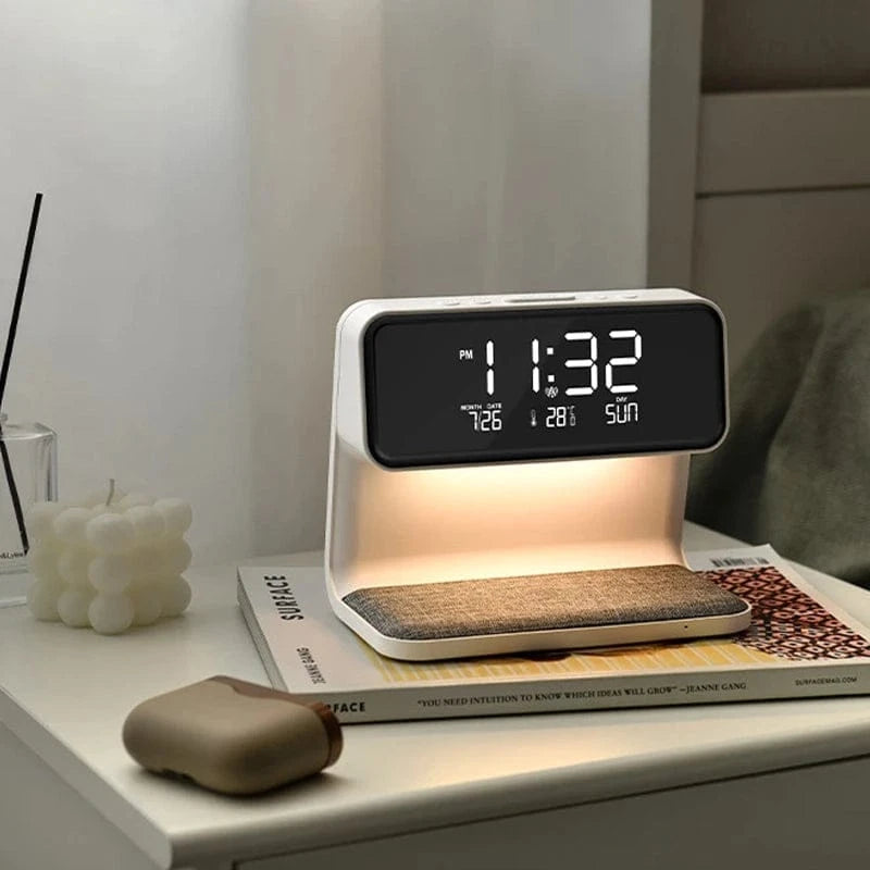 Réveil numérique chargeur sans fil Le Bon Réveil