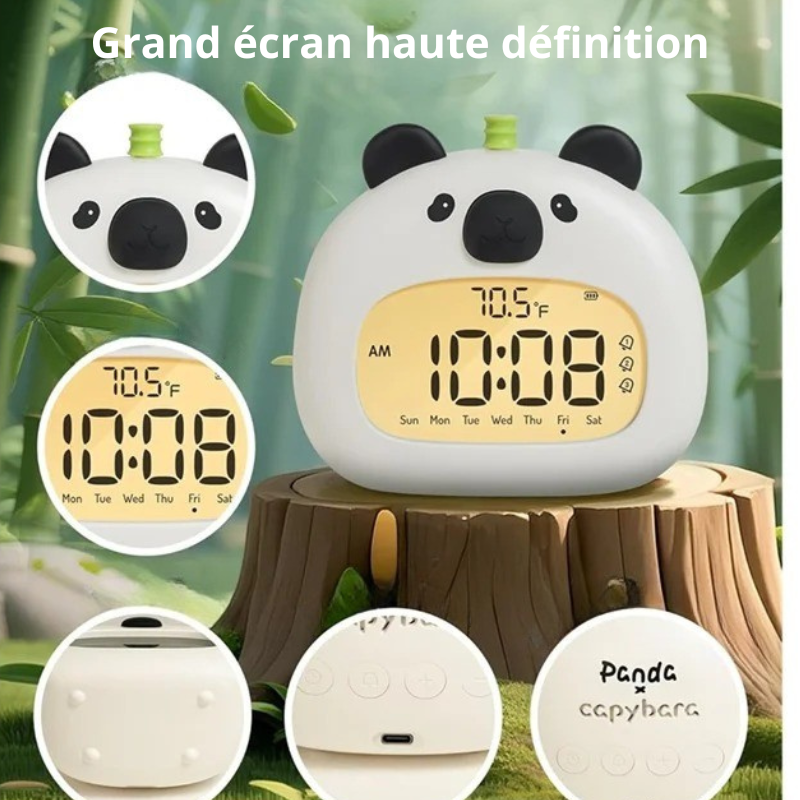Réveil panda enfant LeBonRéveil®