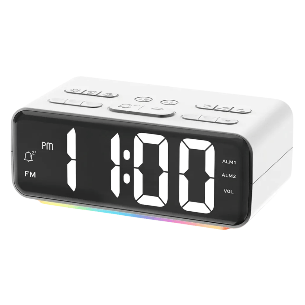 Réveil radio FM avec lumière d'ambiance RGB LeBonRéveil