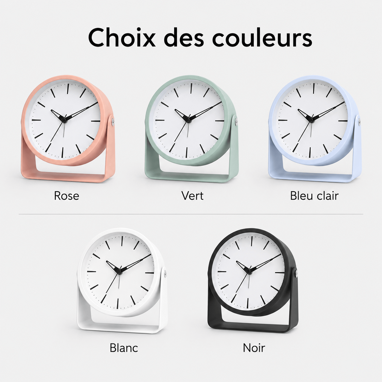 Réveil silencieux sans tic tac LeBonRéveil